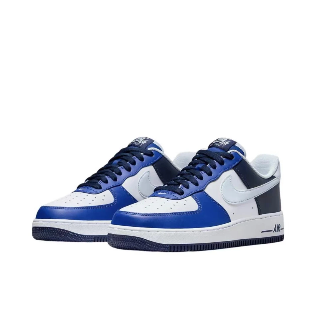 Nike/耐克男款AIR FORCE 1 07 LV8蓝色经典运动鞋板鞋FQ8825-100