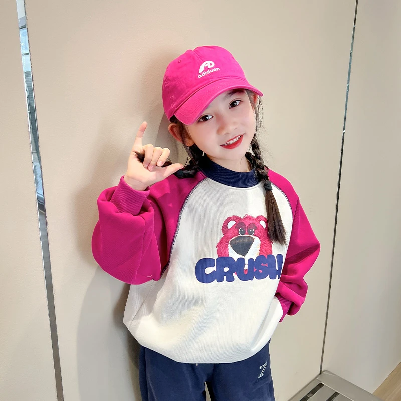 女童卫衣春秋款儿童春装上衣2024新款洋气中大童宝宝童装衣服圆领