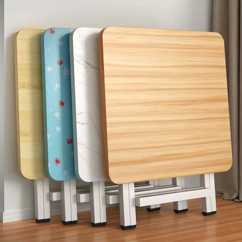 可折叠桌餐桌家用户型简易圆桌出租屋户外便携摆摊吃饭方桌小桌子