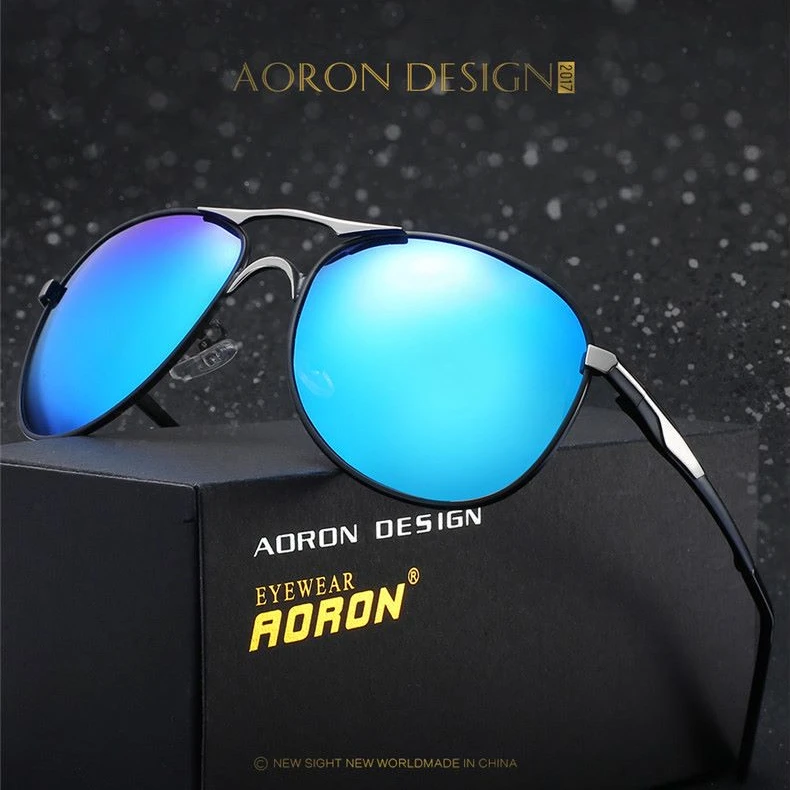 男士偏光太阳镜彩膜时尚开车钓鱼骑行遮太阳光防风潮流墨镜