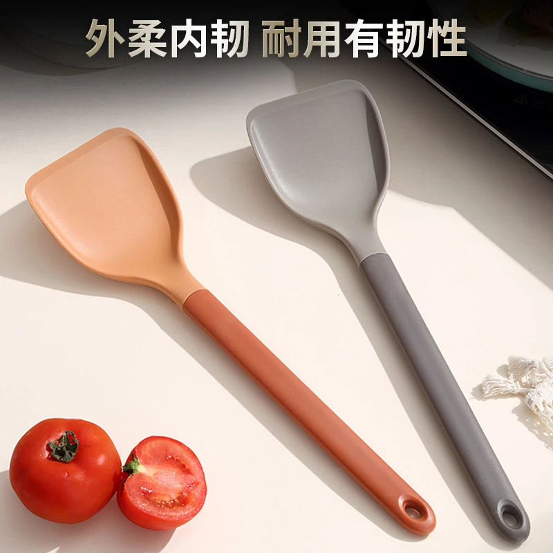 硅胶锅铲不粘锅专用家用炒菜铲子汤勺耐高温食品用厨具套装防烫柄