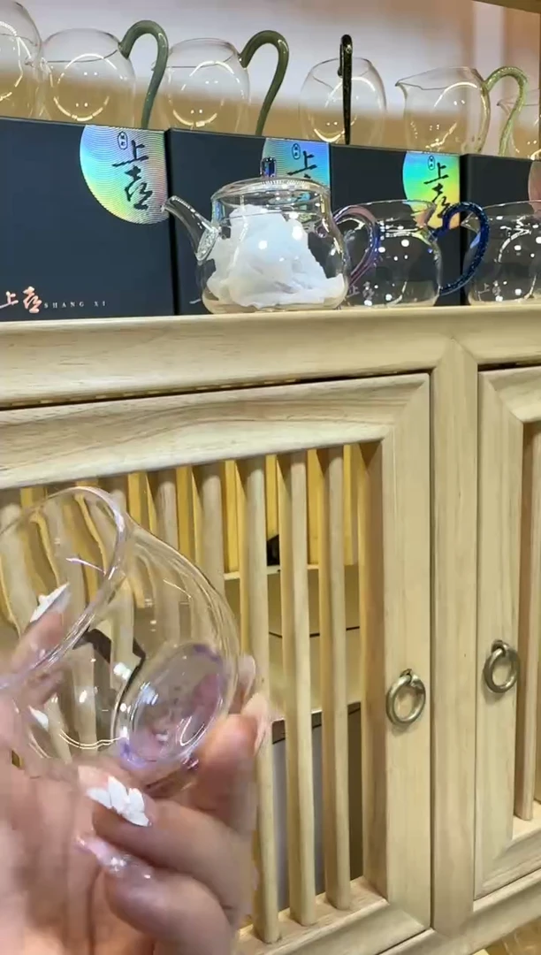 【闪购商品】水立方紫色青玺杯子2只