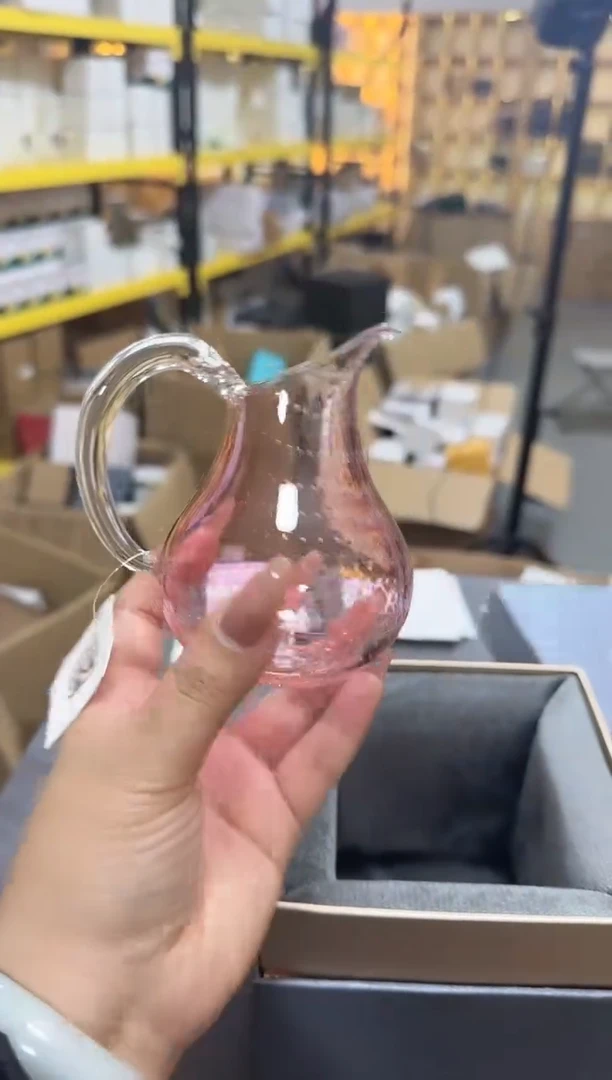 【闪购商品】8号晶焱粉色气泡公道杯