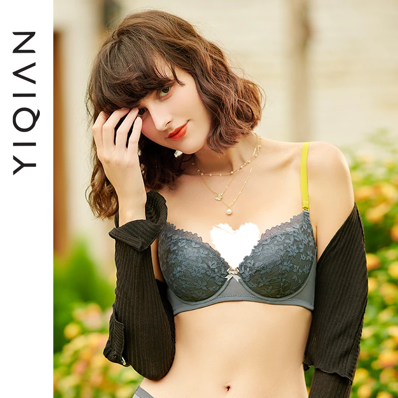 怡倩双11好物小胸美背内衣微聚拢无压迫软支撑不空杯薄款文胸