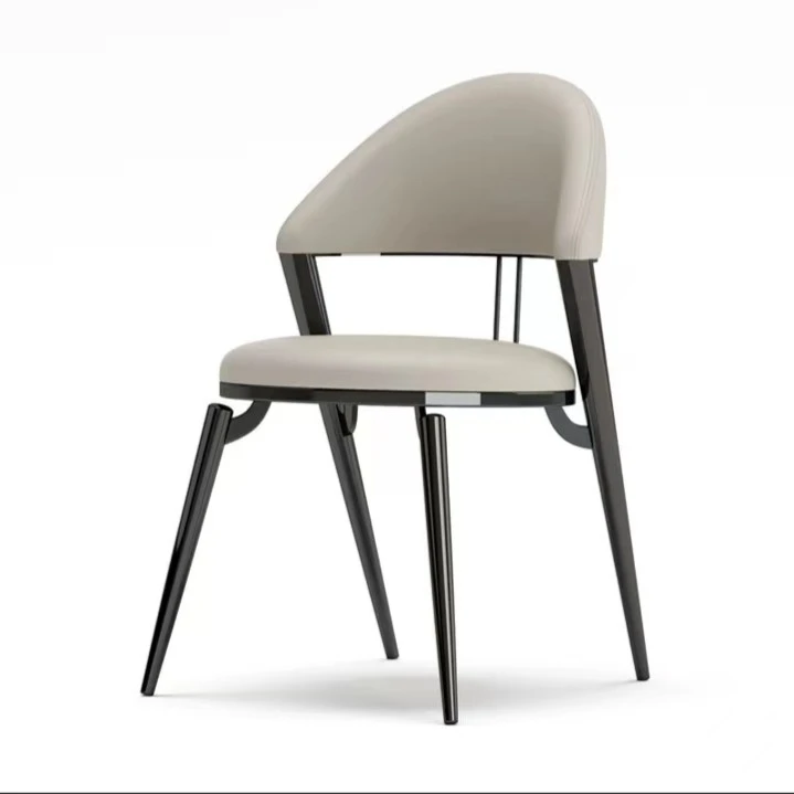 椅子轻奢餐椅家用简约北欧极简意式椅子轻奢餐椅家用简约北欧极简