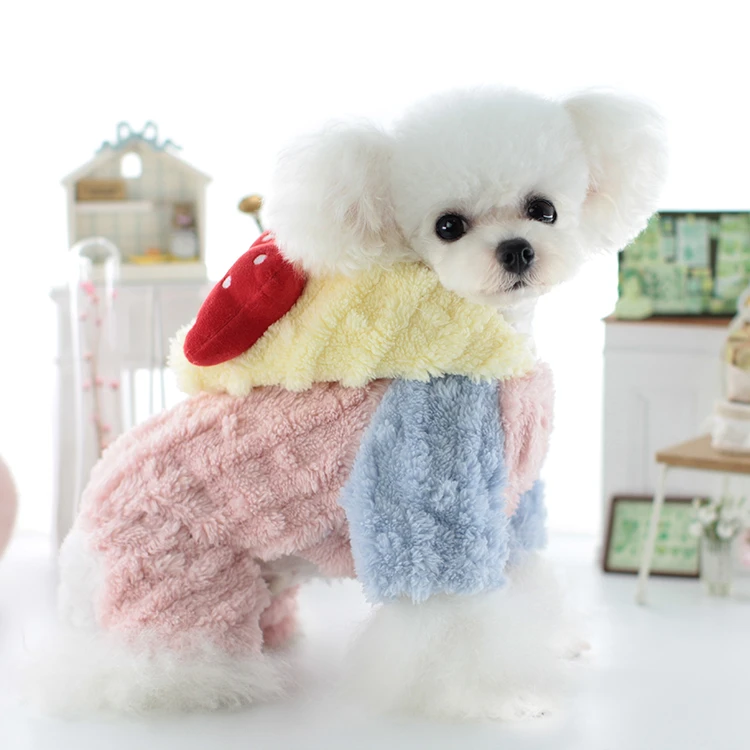 LOLLYPOP棒棒糖狗狗衣服秋冬款三色在逃公主泰迪比熊猫咪宠物衣服