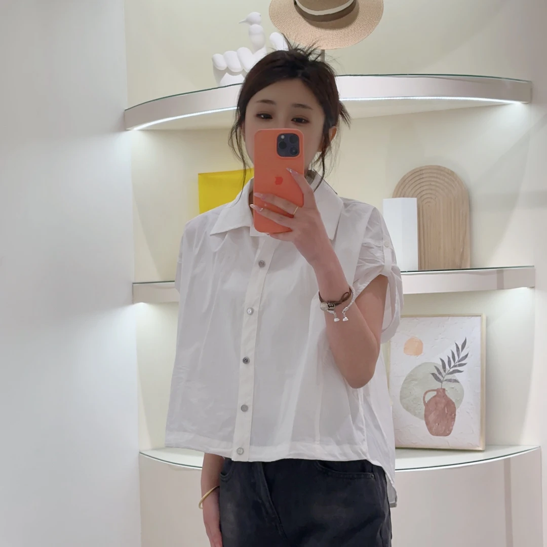 Lagogo/拉谷谷LAGOGO拉谷谷专柜新款衬衫时尚百搭舒适透气