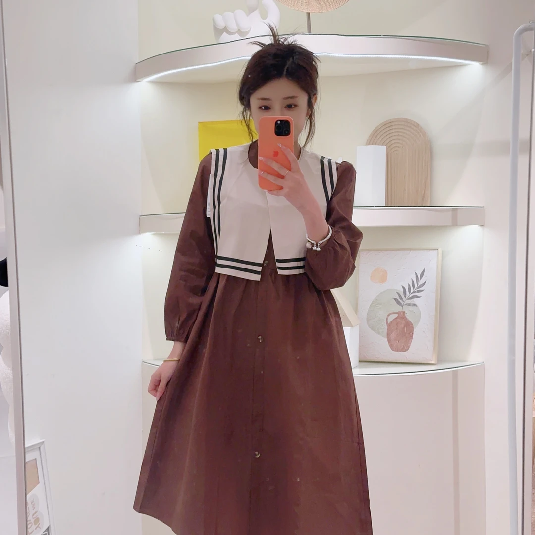 Lagogo/拉谷谷LAGOGO拉谷谷专柜同款时尚百搭气质款连衣裙两件套