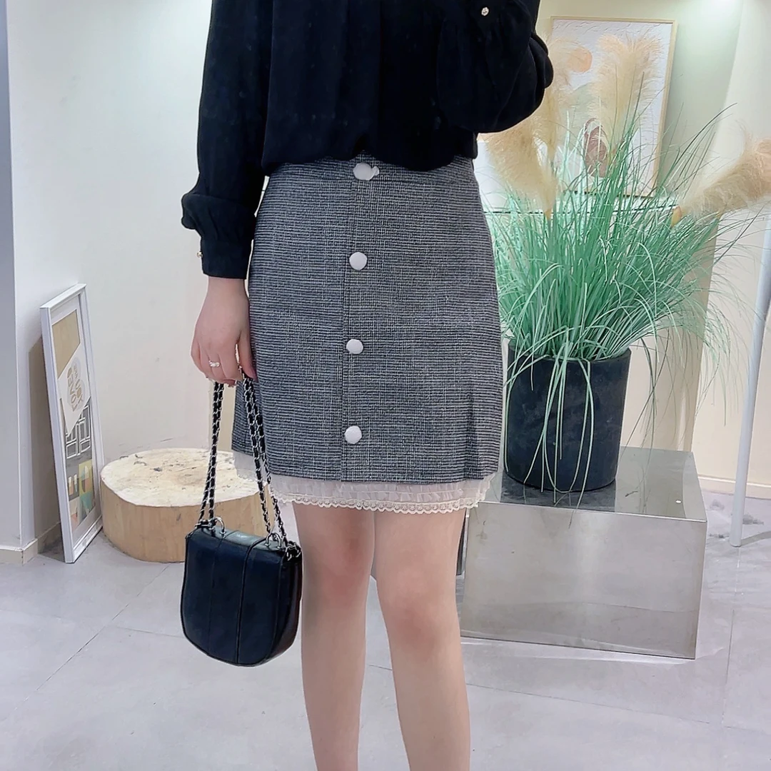 Lagogo/拉谷谷LAGOGO拉谷谷专柜同款时尚百搭款半裙