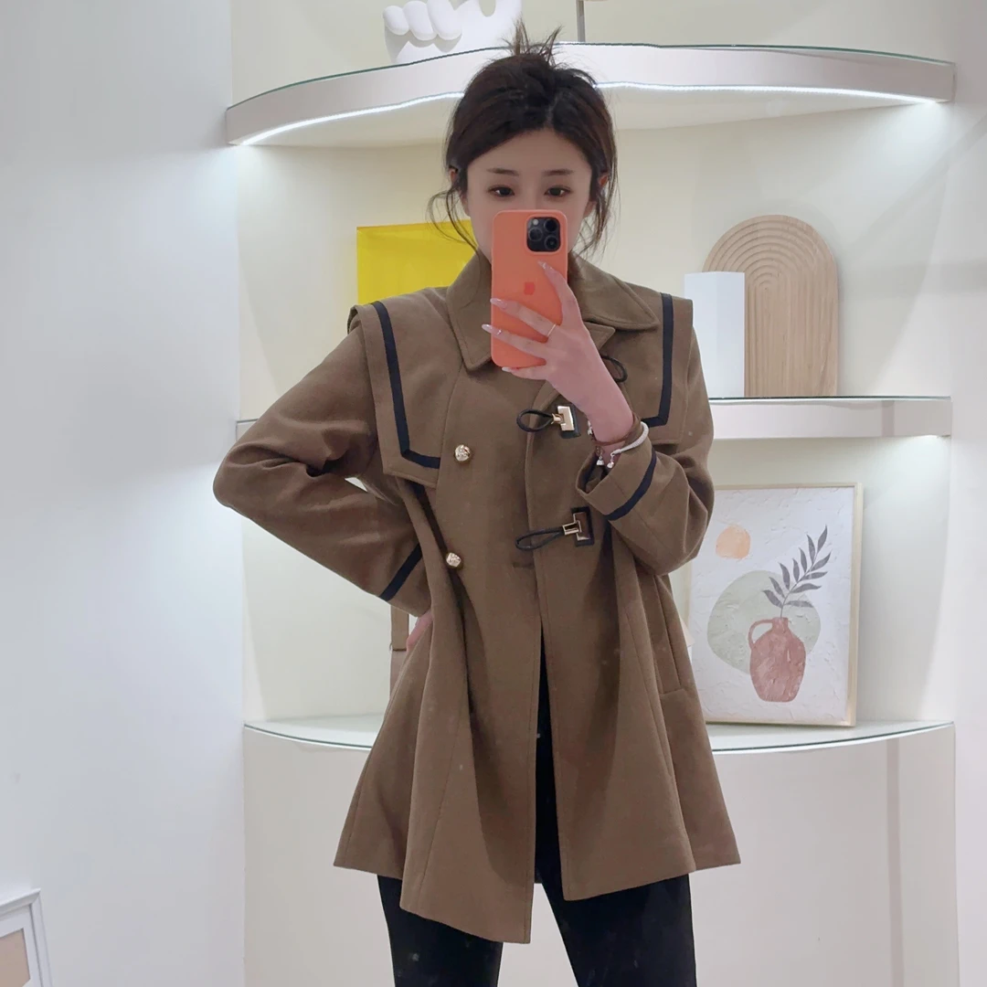 Lagogo/拉谷谷LAGOGO拉谷谷专柜新款气质名媛风衣时尚百搭春秋