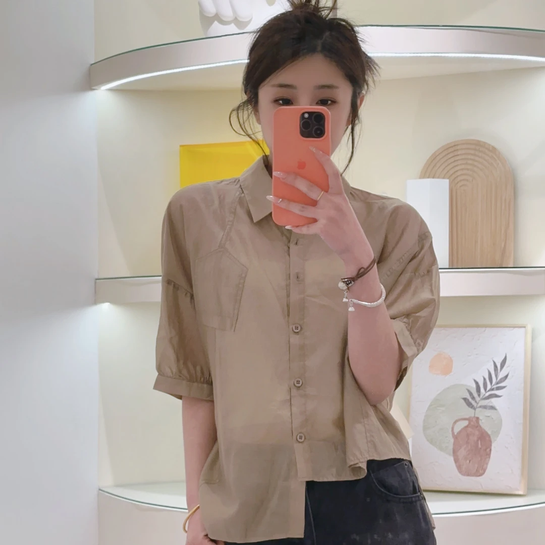 Lagogo/拉谷谷LAGOGO拉谷谷专柜新款莱赛尔高端衬衫时尚款