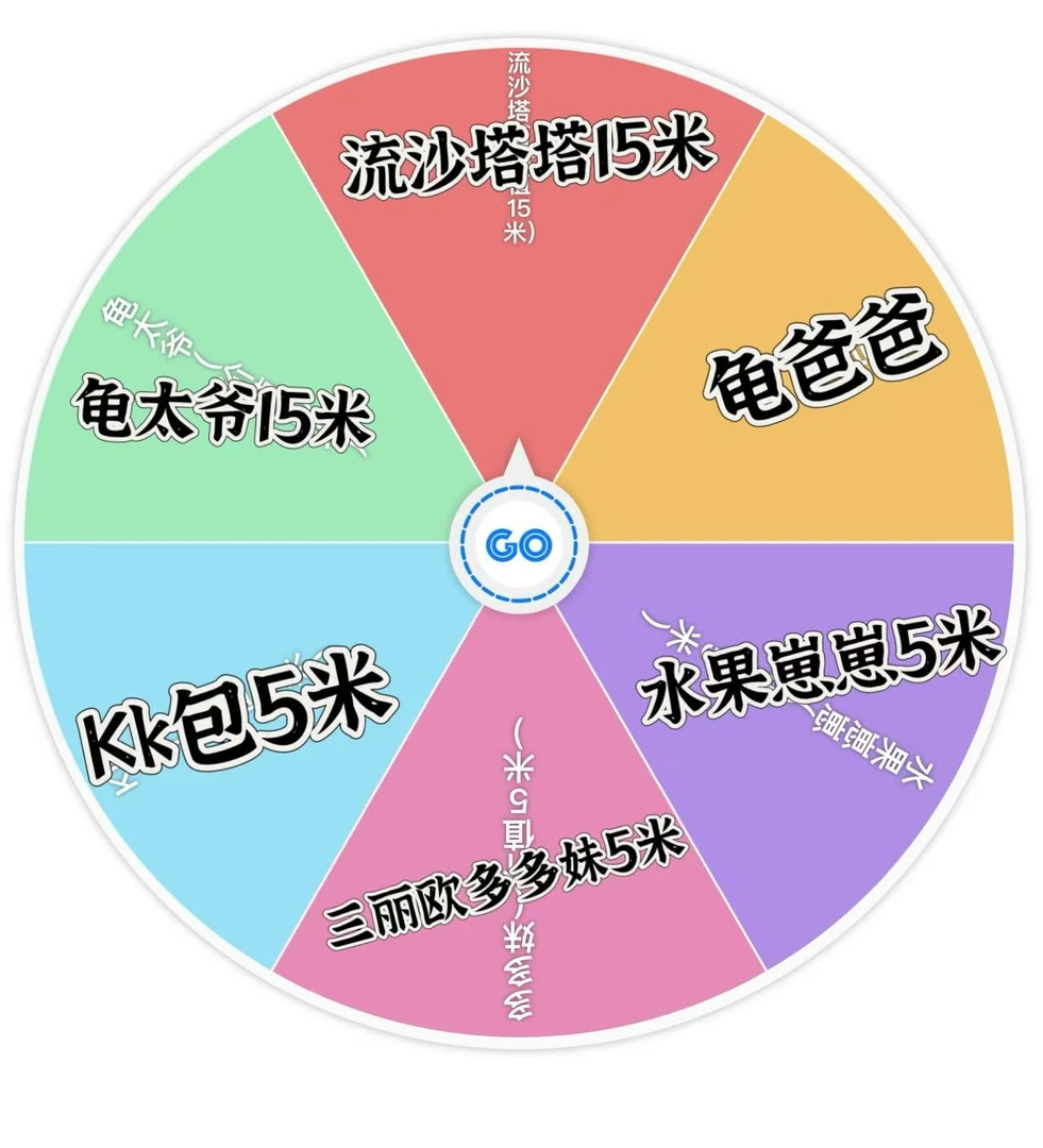 国潮玩具《开心转盘》直播转盘流沙塔塔巨无霸乌龟水果崽崽KK包包