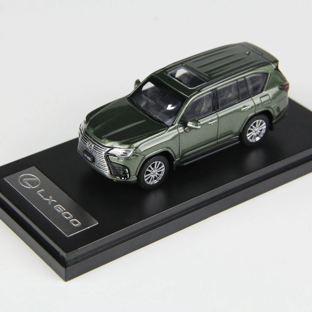 LCD 1:64 雷克萨斯LX600 越野SUV 合金汽车模型收藏摆件