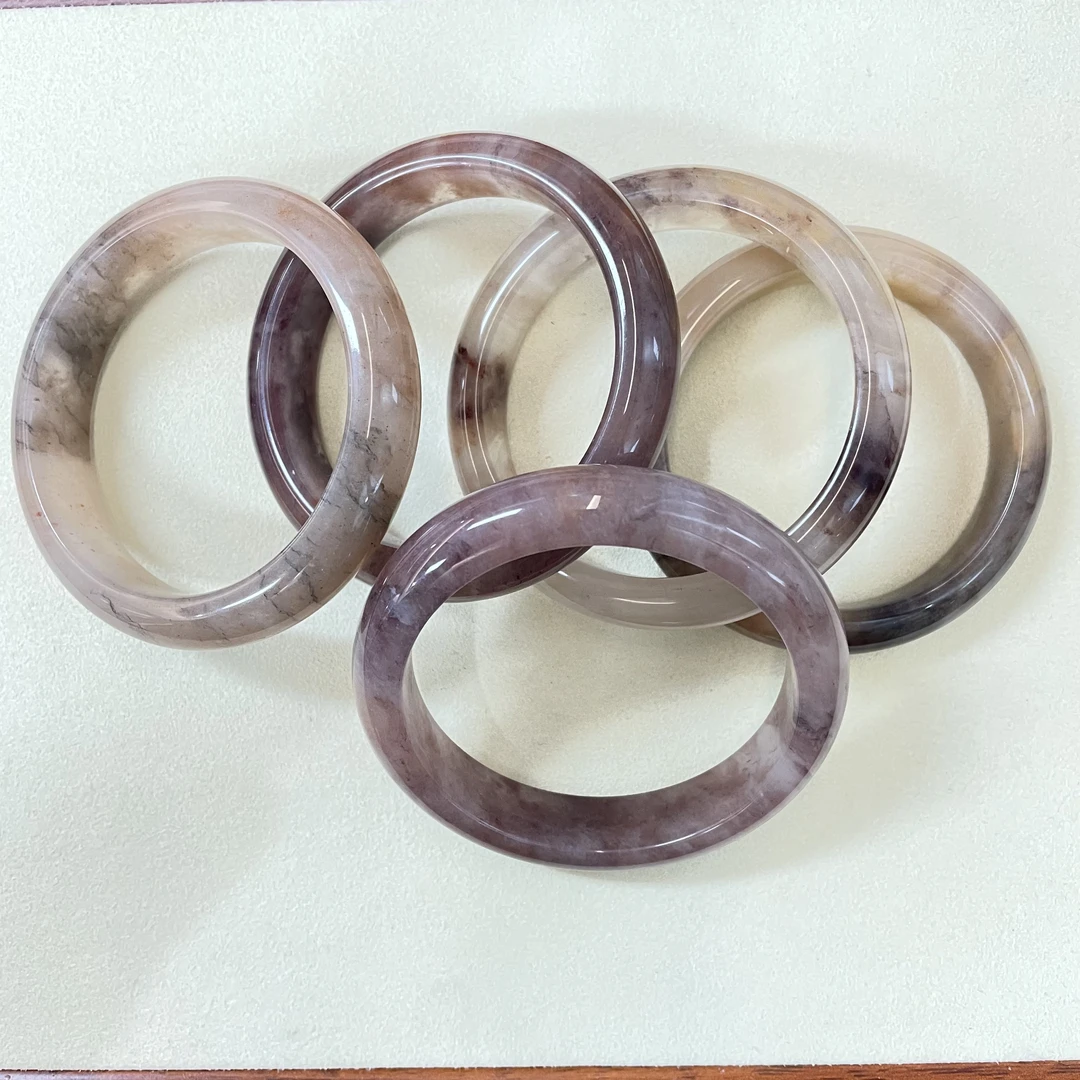 桃花酿金丝玉手镯*（单个多样性发货）