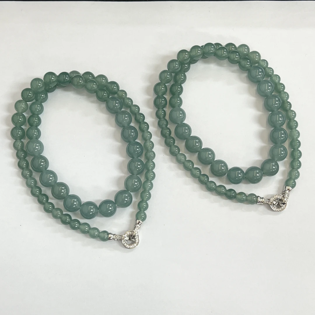 蓝水塔珠项链10m*（多样性发一件）