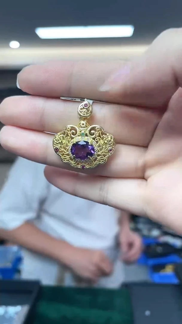 【闪购商品】紫晶`未镶嵌多样性发一个