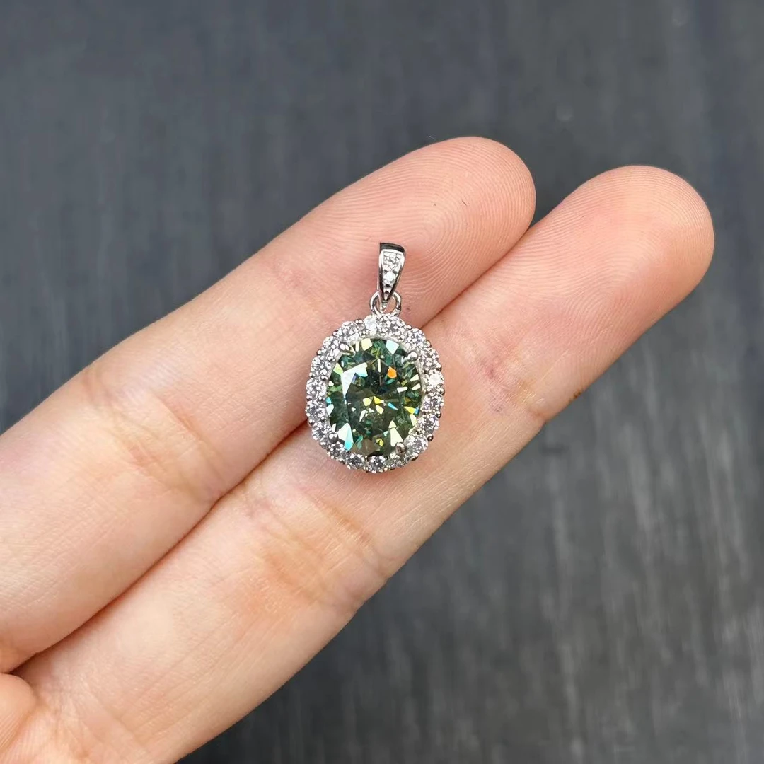 阿鲁沙-矿区高订满镶女神925镀金吊坠配链421