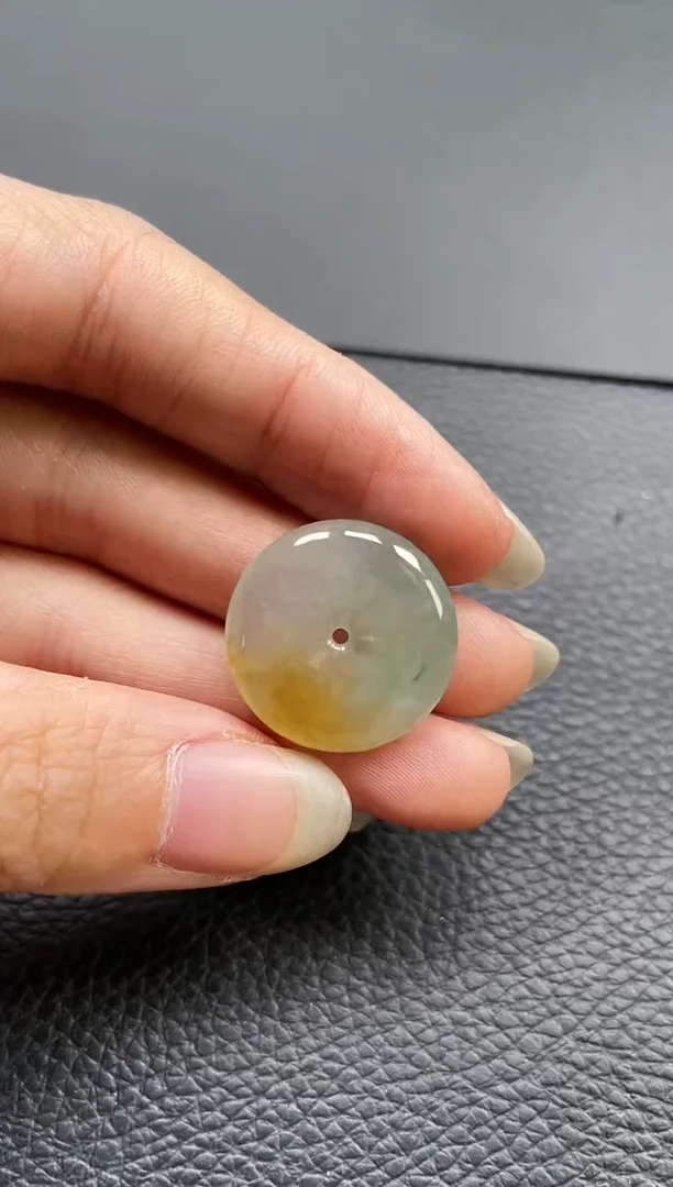 【闪购商品】翡翠颈饰未镶嵌平安扣吊坠
