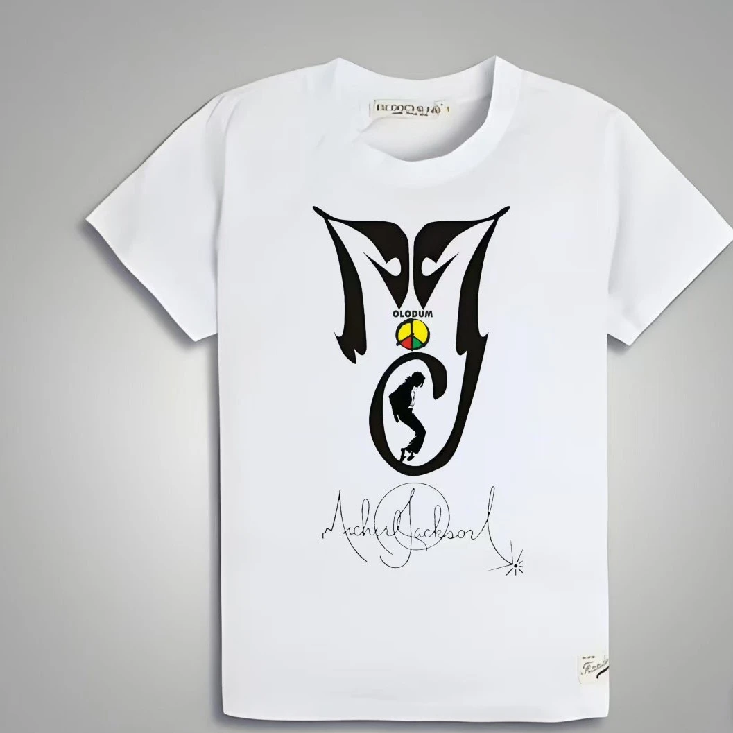 定制MJ迈克杰克逊T恤 迈克尔杰克逊周边T恤四季可穿