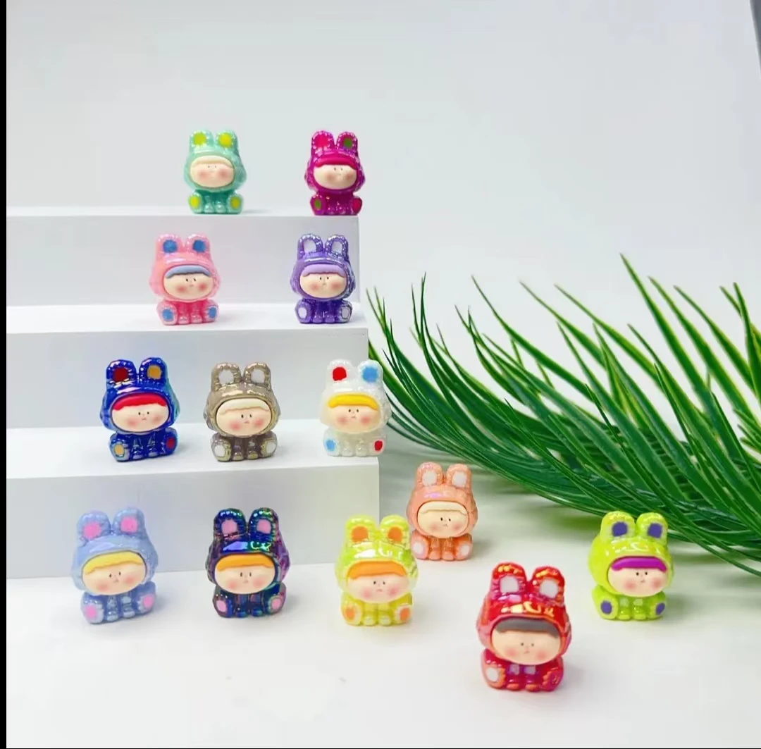 电镀实色多巴胺李四手工创意diy摆件