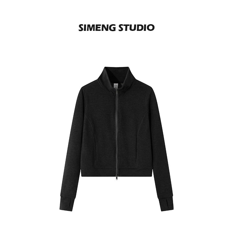 【倩倩专属】老钱风简约气质女装高级感盐系高级秋季立领外套长袖