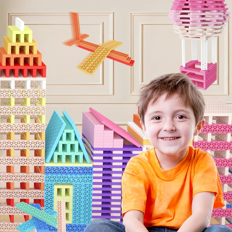 KEBO/科博阿基米德积木稀缺出口开放式儿童拼搭创意提升想象力