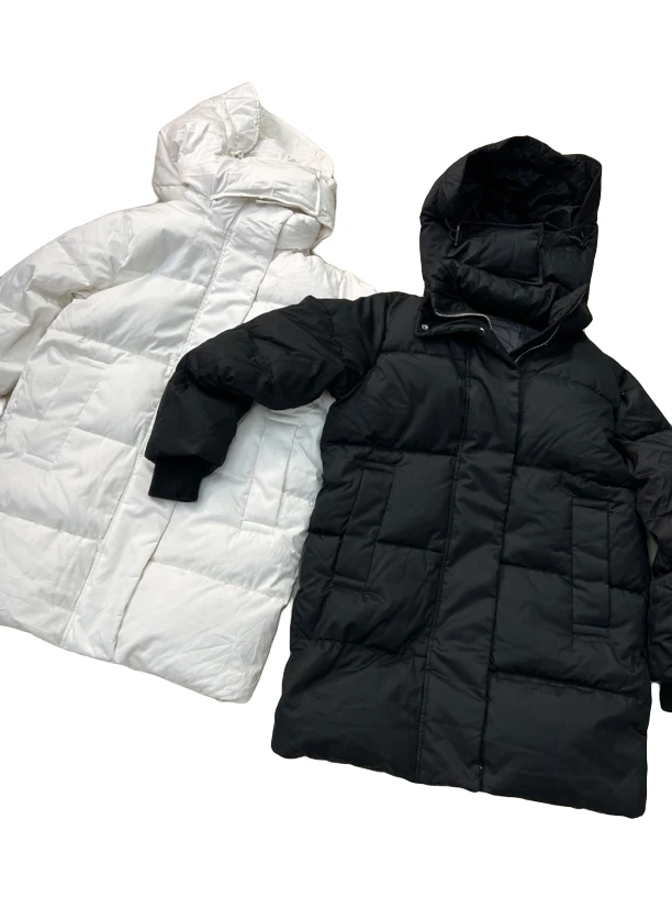 长款羽绒服时尚休闲连帽2217