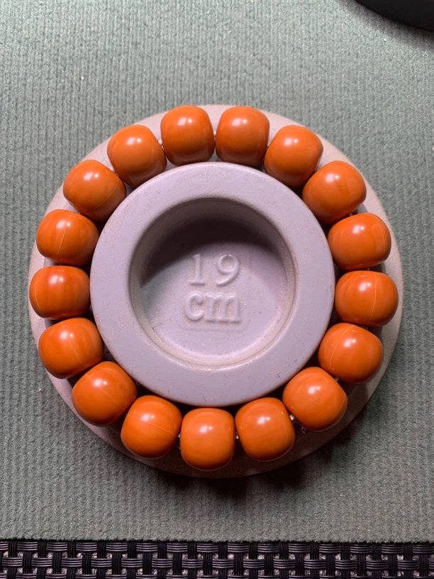 『如期』猴头核桃聚宝盆料老型桶珠15mm+～16mm+