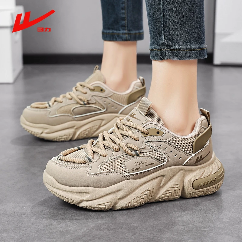 回力情侣老爹鞋秋季新款男女同款透气厚底ins潮百搭小众休闲潮鞋