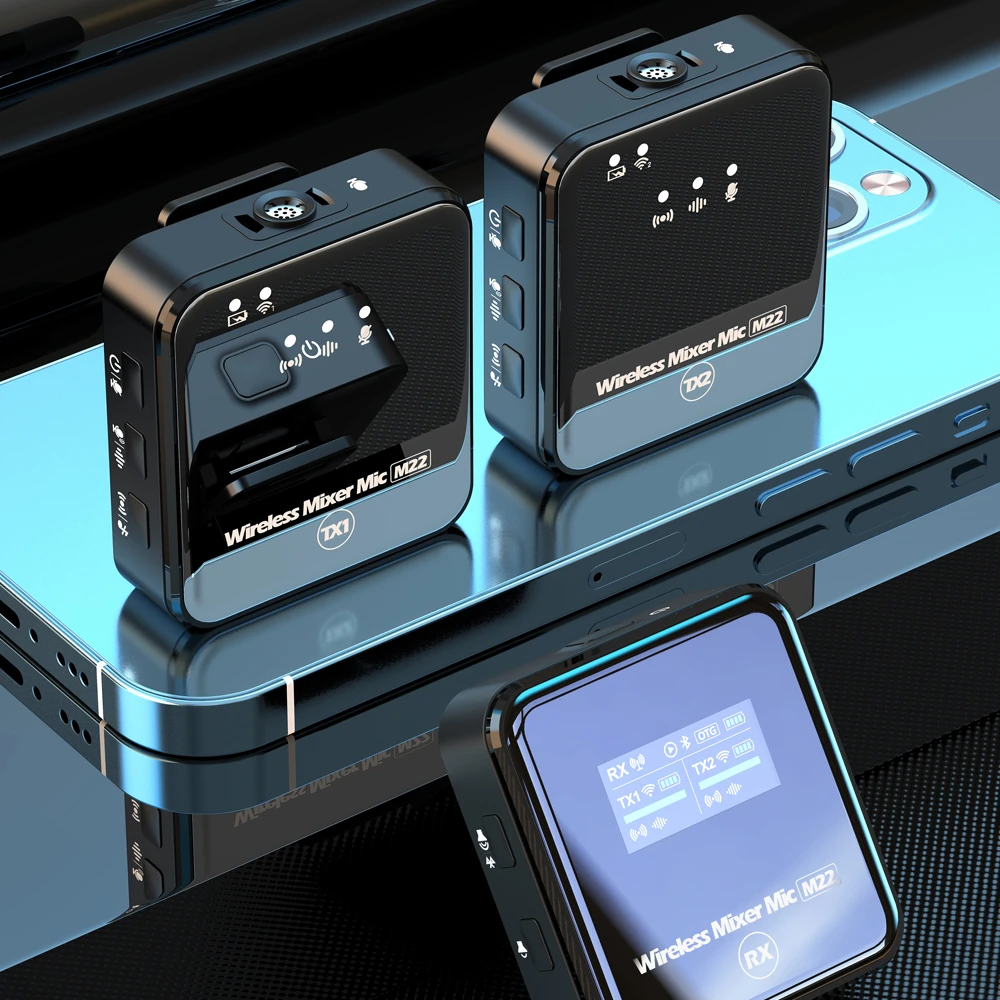 melodyshow一拖二声卡无线领夹麦克风直播设备录音唱歌连麦