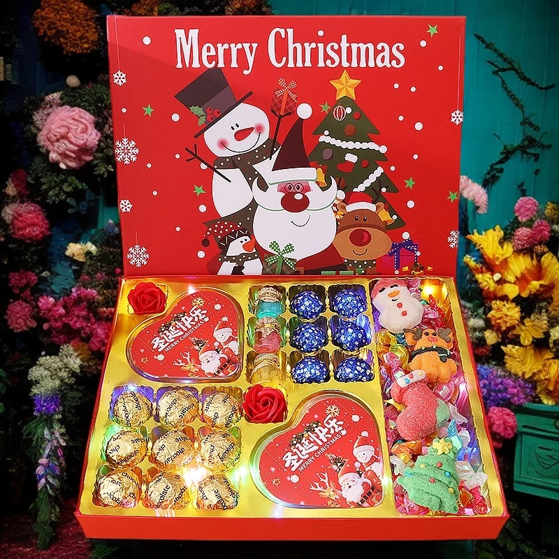圣诞节平安夜平安果糖果巧克力礼盒送男女朋友孩子礼物节日礼物
