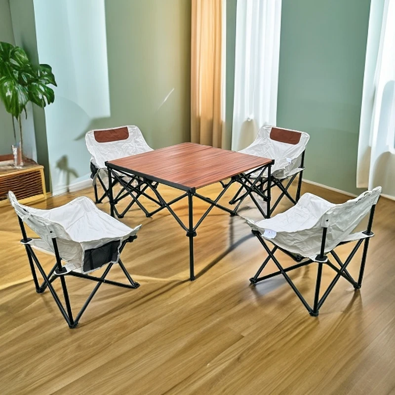 【升级款】铝合金折叠方桌掼蛋桌户外露营桌子麻将桌牌桌围炉煮茶桌