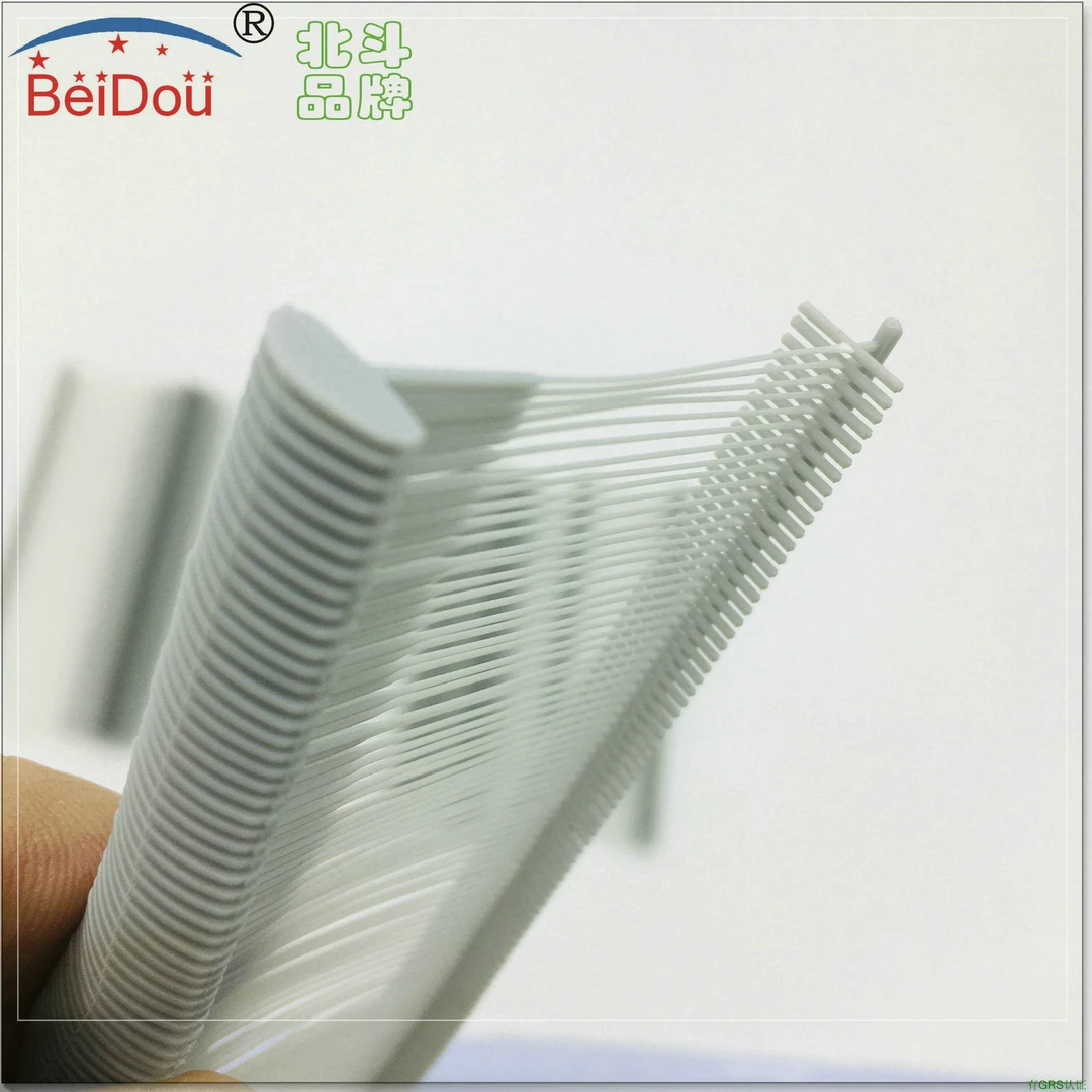 GRS灰色与半透明可回收再生工字粗细胶针纯色白色吊牌线子弹枪非