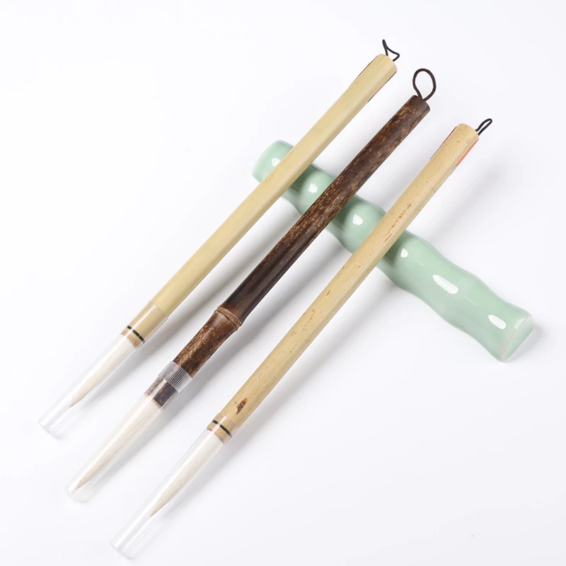 040福利毛笔~老羊毫大楷3支~ 善琏湖笔原产地