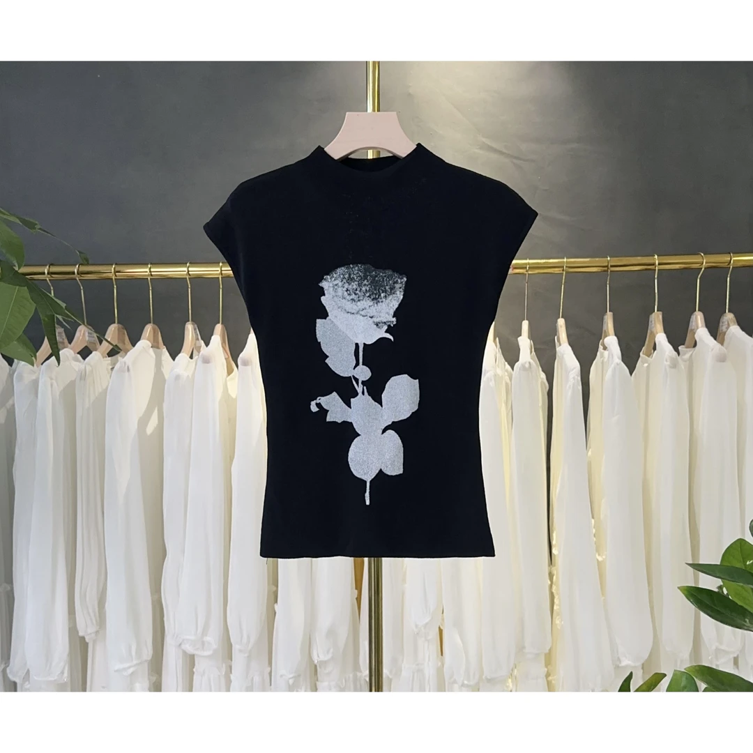 【现货】【RG3411】2024年时尚气质百搭减龄显瘦新款小衫