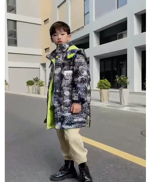 M8601迷彩羽绒服