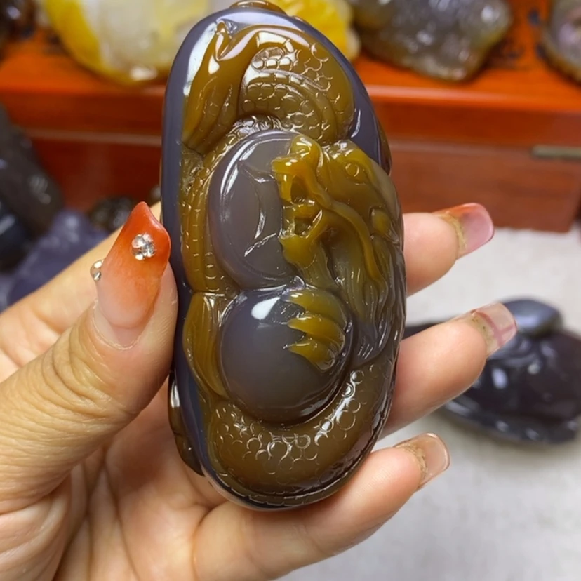 【闪购商品】玛瑙/玉髓手把未镶嵌水*源