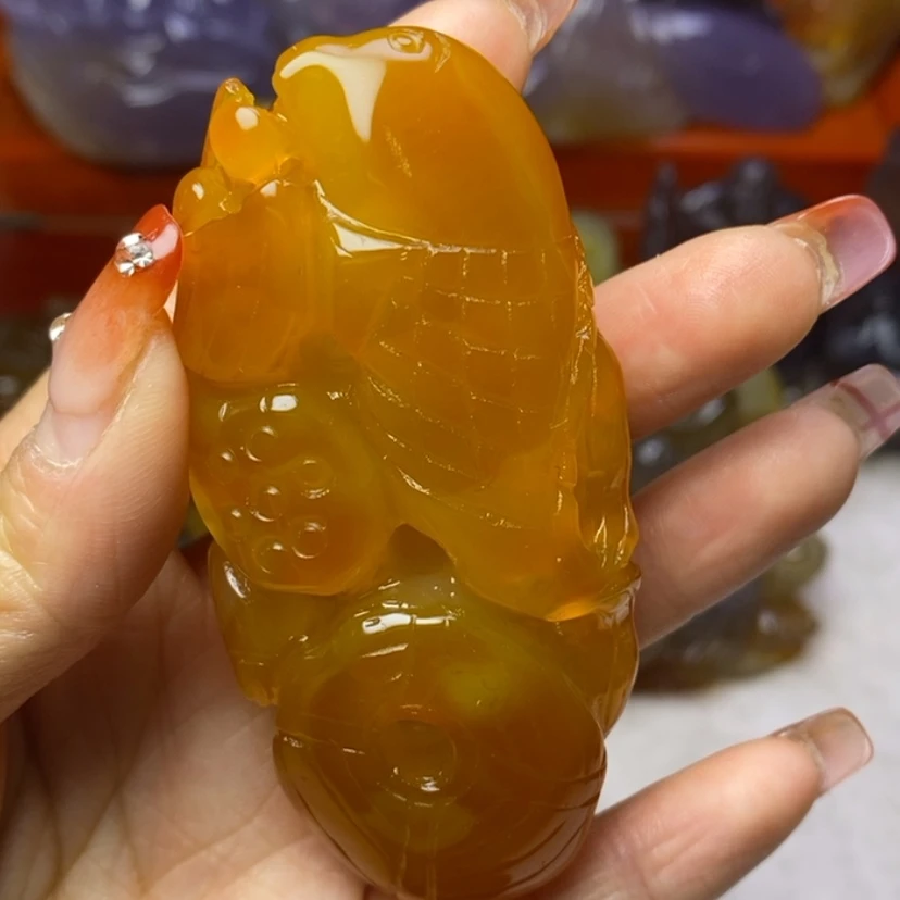 【闪购商品】玛瑙/玉髓手把未镶嵌太**起