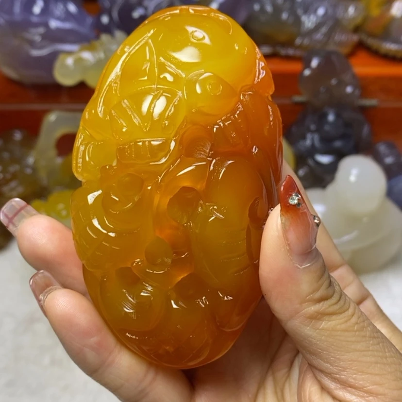 【闪购商品】玛瑙/玉髓手把未镶嵌?*姐