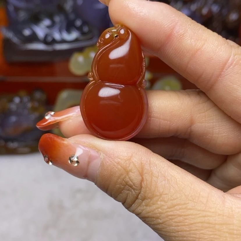 【闪购商品】玛瑙/玉髓手把未镶嵌王*