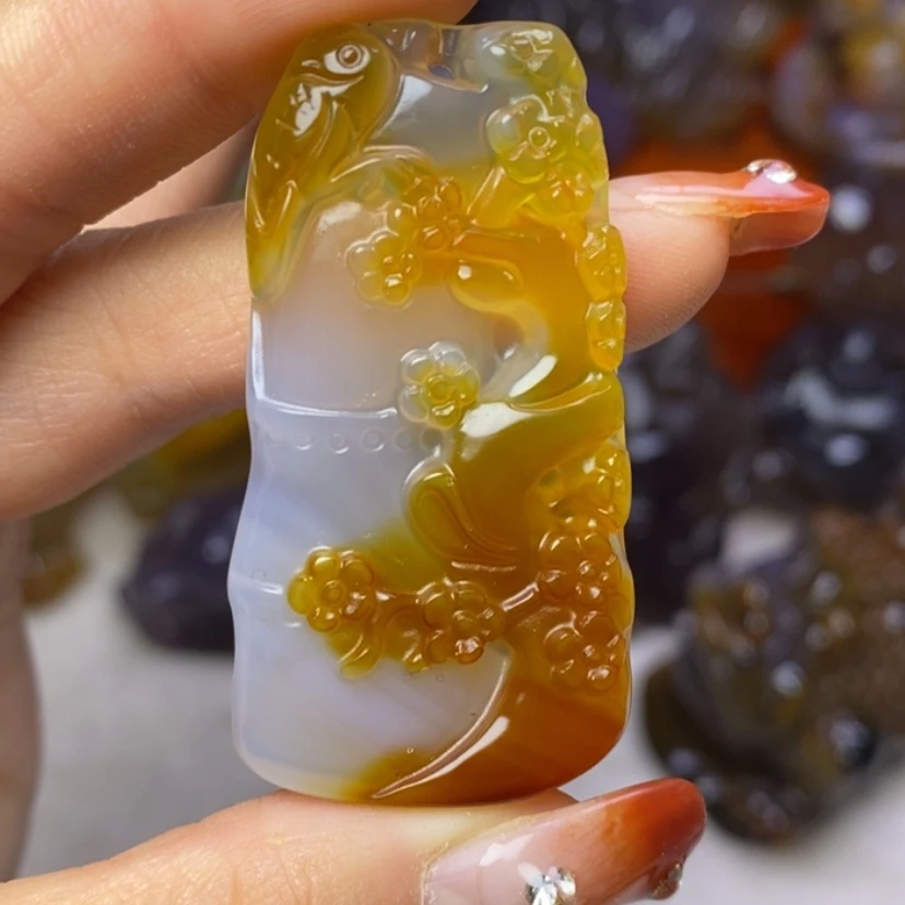 【闪购商品】玛瑙/玉髓手把未镶嵌?**光