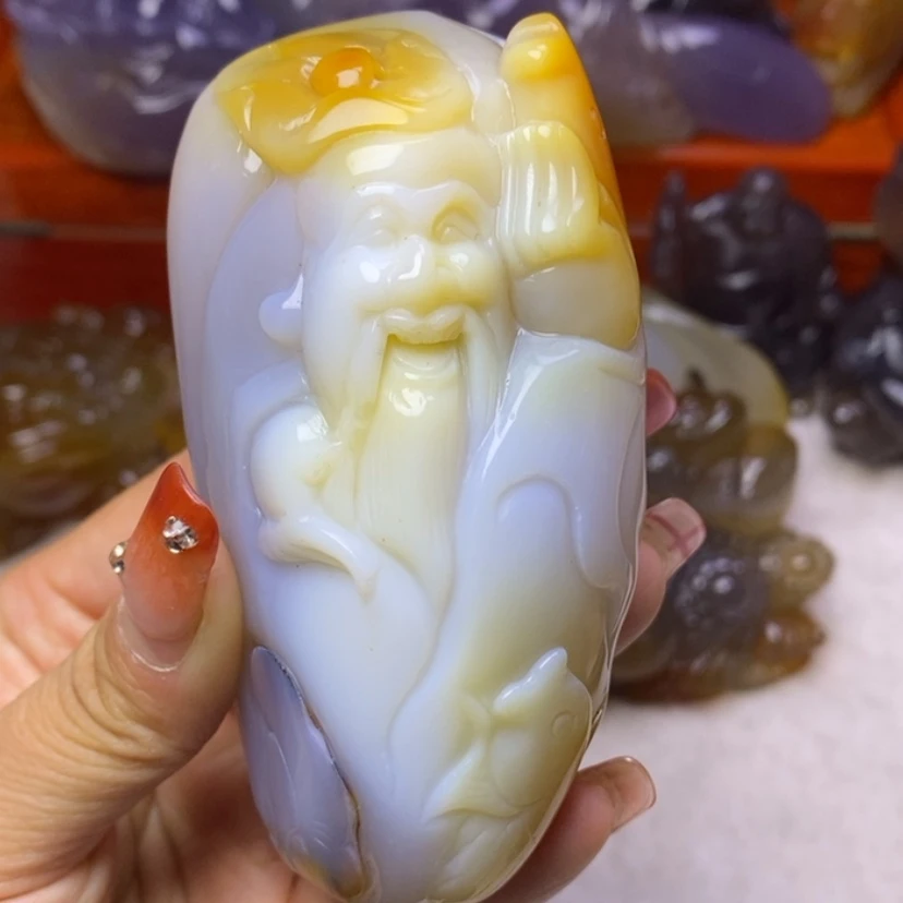 【闪购商品】玛瑙/玉髓手把未镶嵌顺**然