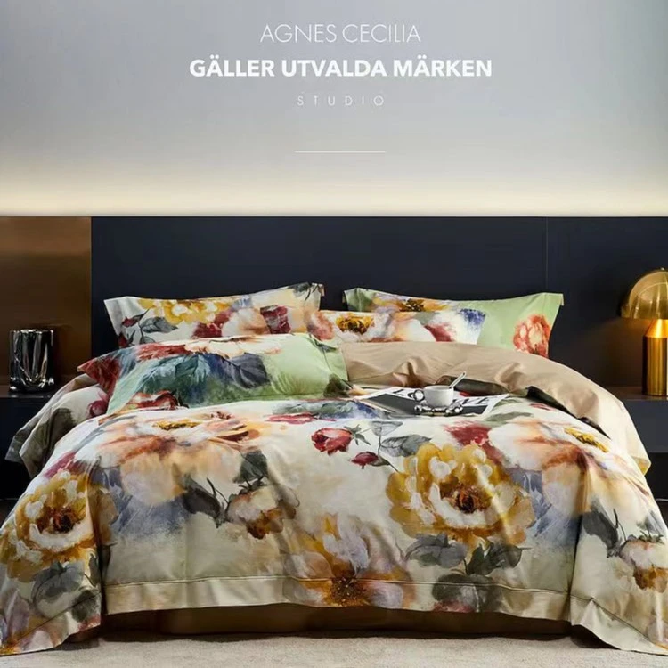 【红梅推荐】140支天丝棉轻奢四件套克拉拉