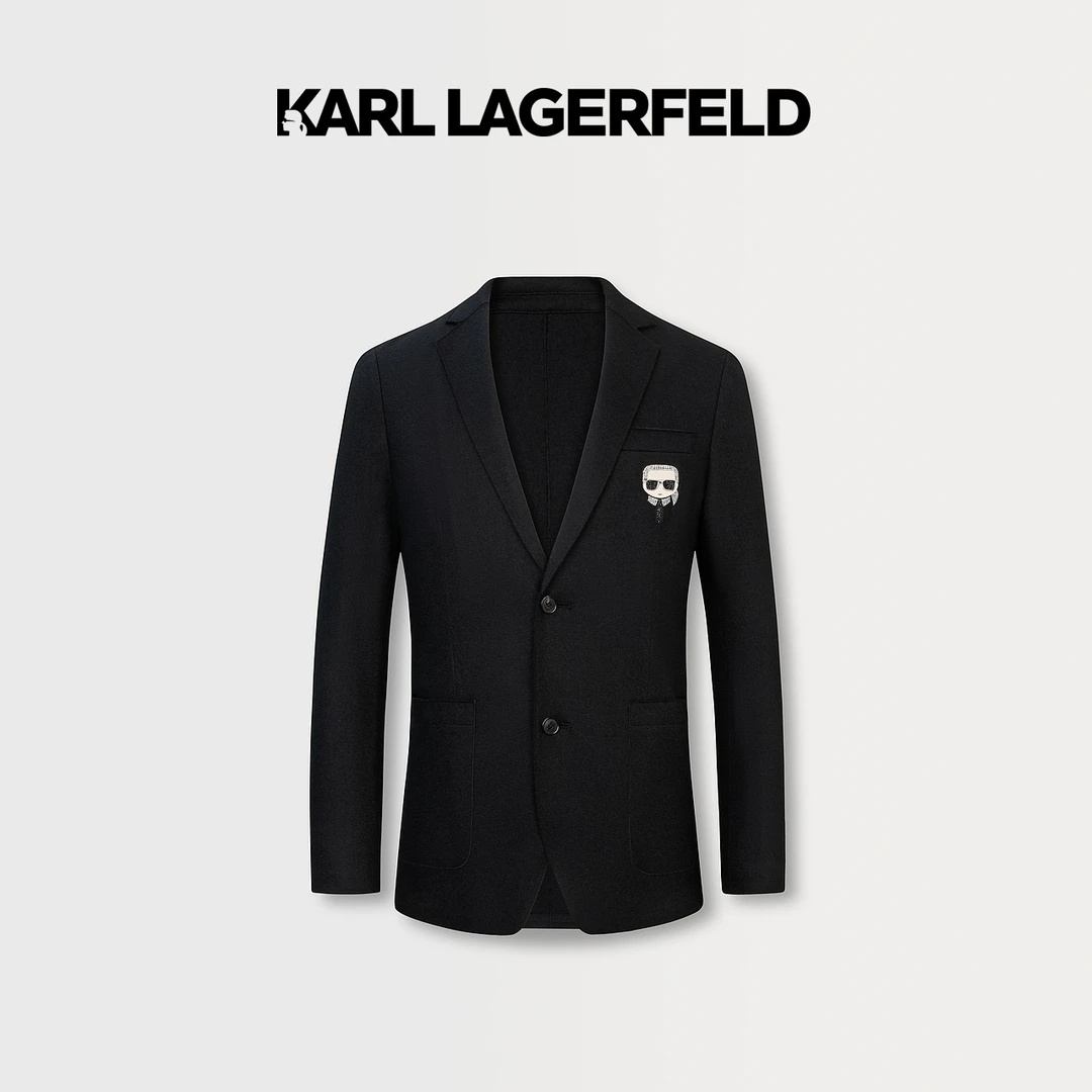 【官方男装】KARL LAGERFELD卡尔拉格斐秋季新款西服1K1B70706465