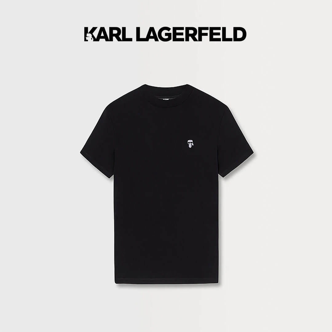 【官方男装】KARL LAGERFELD卡尔拉格斐新款T恤老佛爷1K1D50602429