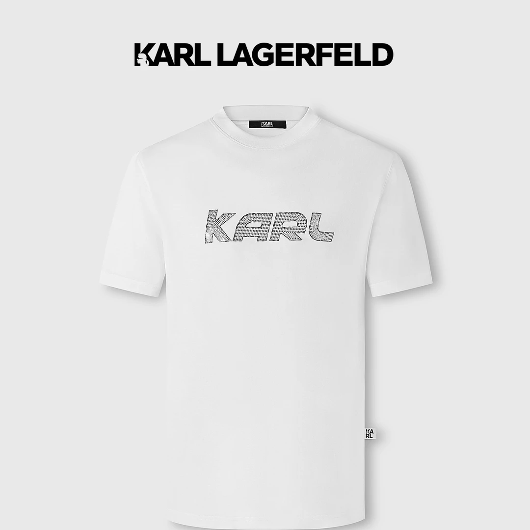 【臻享男装】KARL LAGERFELD卡尔拉格斐新款男士T恤老佛爷231C1603