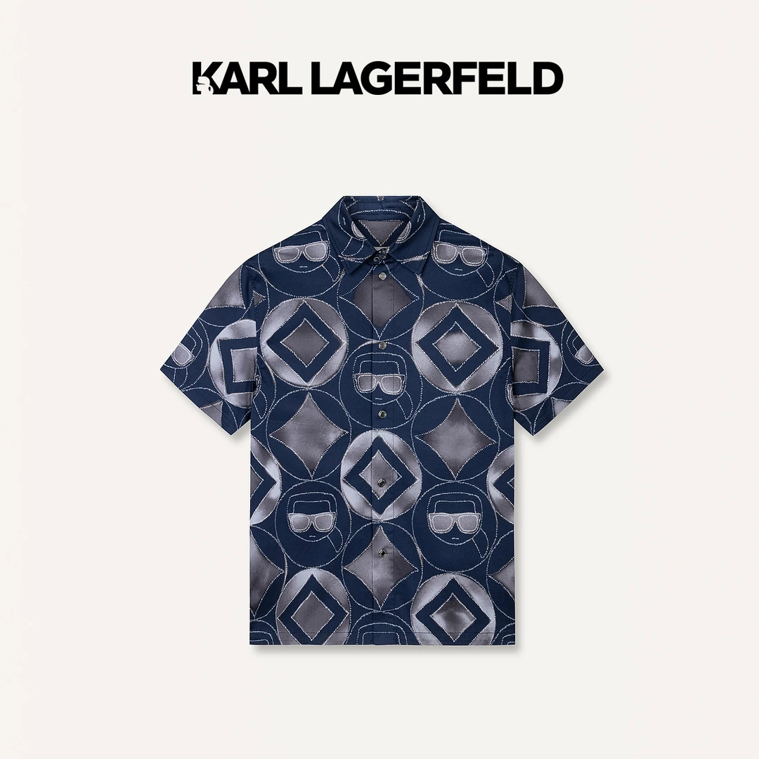 【臻享男装】KARL LAGERFELD卡尔拉格斐24夏新印花夹克1K1D10101030
