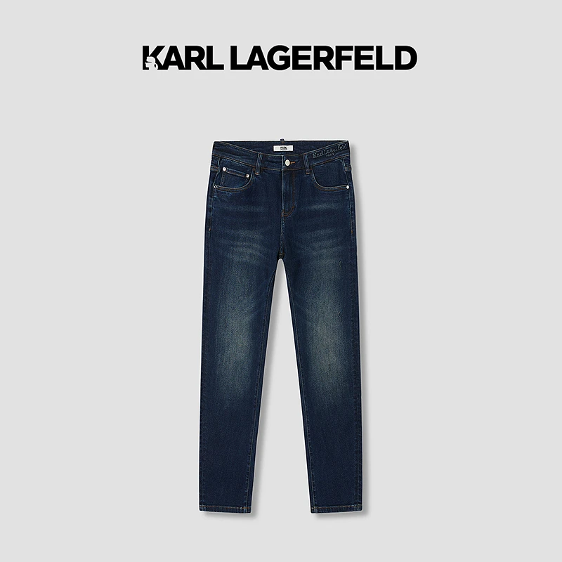 【官方男装】KARL LAGERFELD卡尔拉格斐冬季牛仔裤1K1D50403061