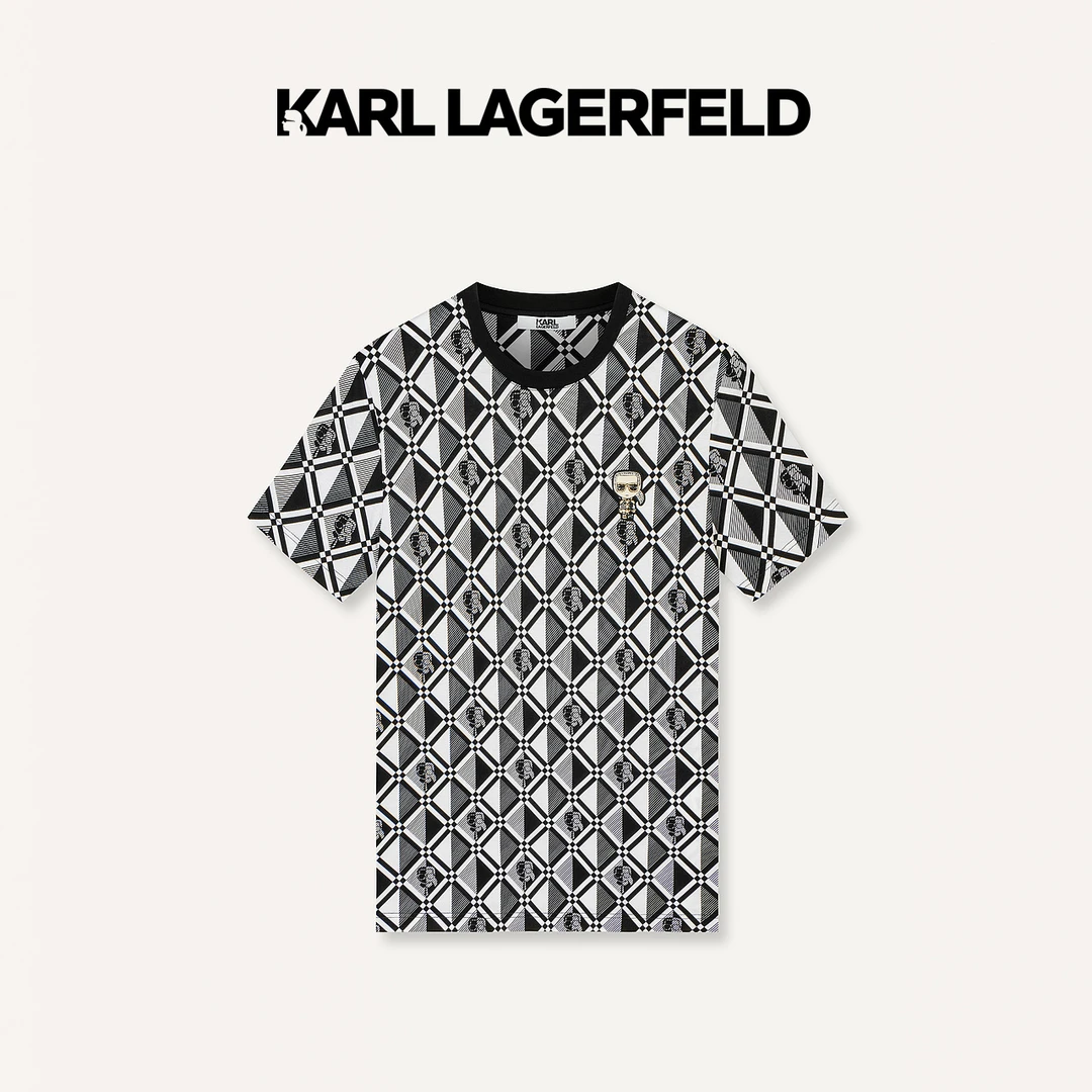 【小熊夫妇】KARL LAGERFELD卡24新钉珠短袖1K1D30602084