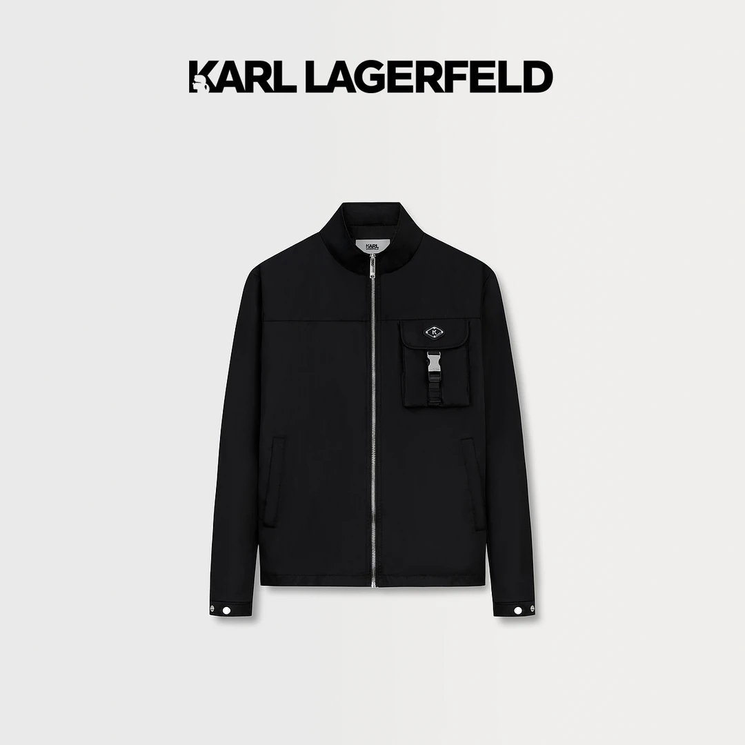 【官方男装】KARL LAGERFELD卡尔拉格斐休闲夹克老佛爷1K1B70101435